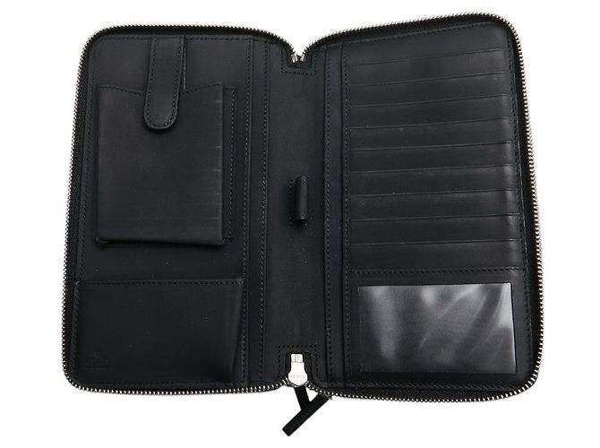 Portafoglio con zip rotondo Gucci Guccissima - vista 6