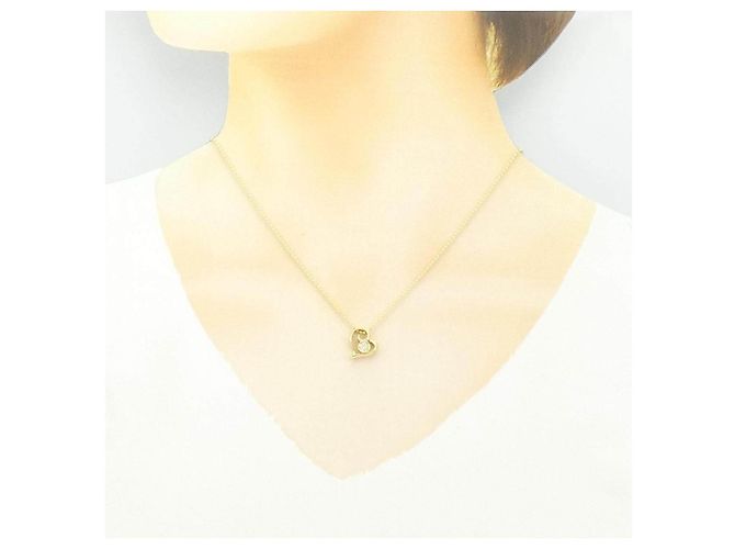 Autre Marque Collana Cuore con Diamanti Au750 - vista 6