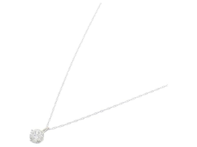 Autre Marque Collana in oro bianco Au750 e diamanti - vista 2