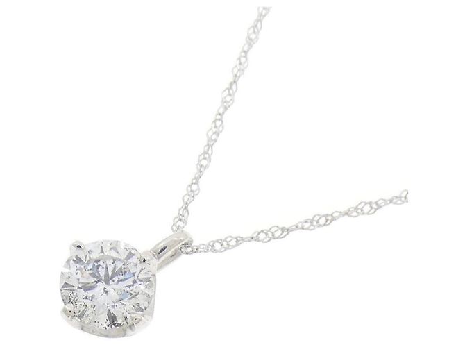 Autre Marque Collana in oro bianco Au750 e diamanti - vista 3
