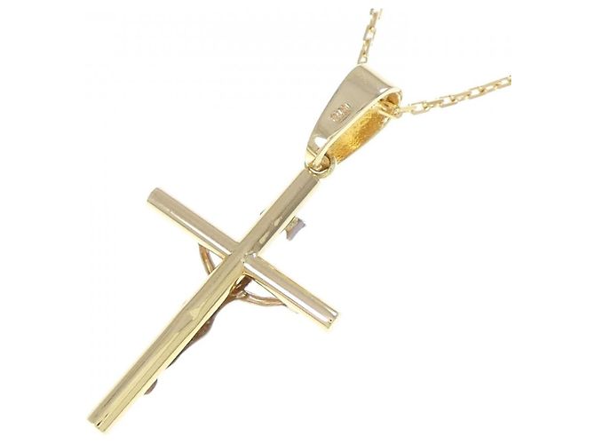 Autre Marque Collana Croce Au750 - vista 4