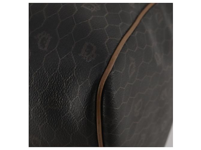 Christian Dior Honeycomb Canvas Boston Bag PVC Black Gold - vista 15