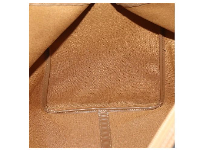 Christian Dior Honeycomb Canvas Boston Bag PVC Black Gold - vista 19
