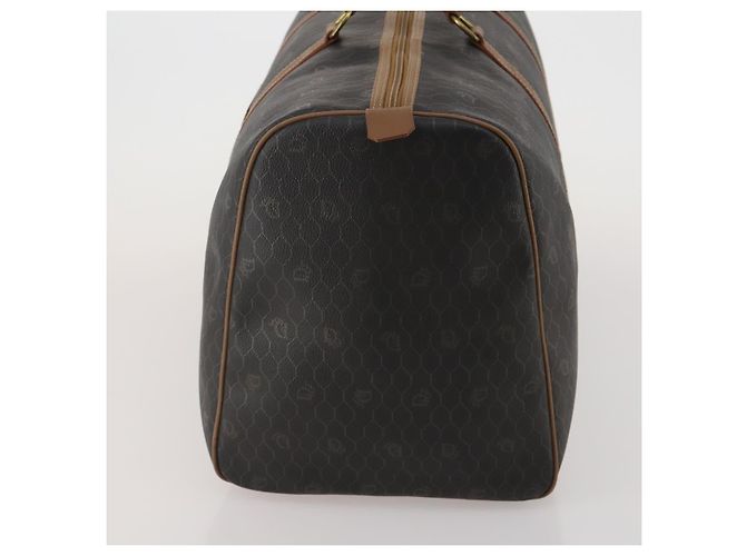 Christian Dior Honeycomb Canvas Boston Bag PVC Black Gold - vista 3