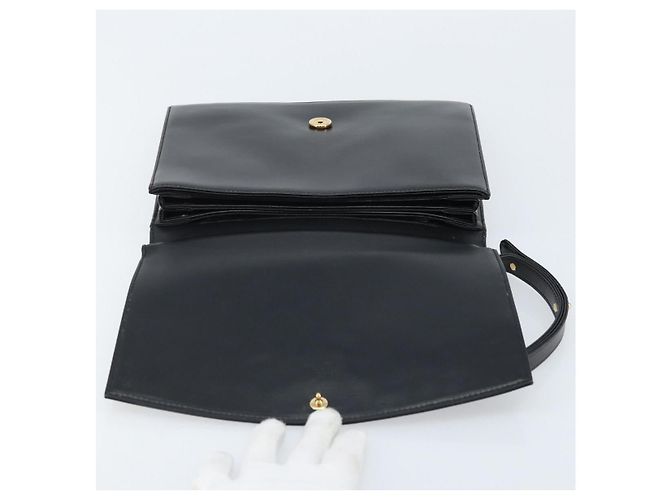 LOUIS VUITTON Opera line Delph Shoulder Bag Leather Black M63932 LV - vista 18