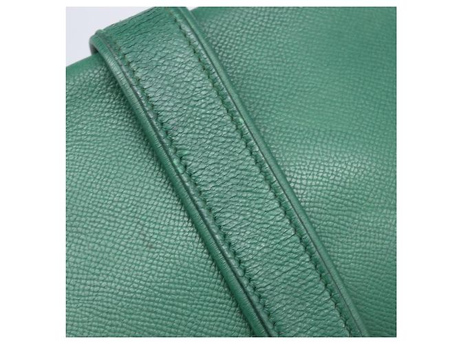 Hermès HERMES Shoulder Bag Leather Green Gold - vista 10