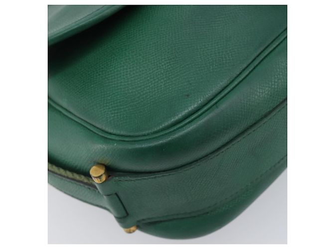 Hermès HERMES Shoulder Bag Leather Green Gold - vista 15