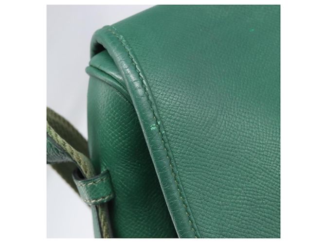 Hermès HERMES Shoulder Bag Leather Green Gold - vista 18