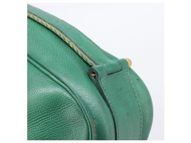 Hermès HERMES Shoulder Bag Leather Green Gold - vista 19