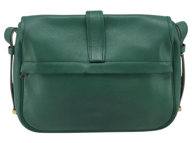 Hermès HERMES Shoulder Bag Leather Green Gold - vista 2