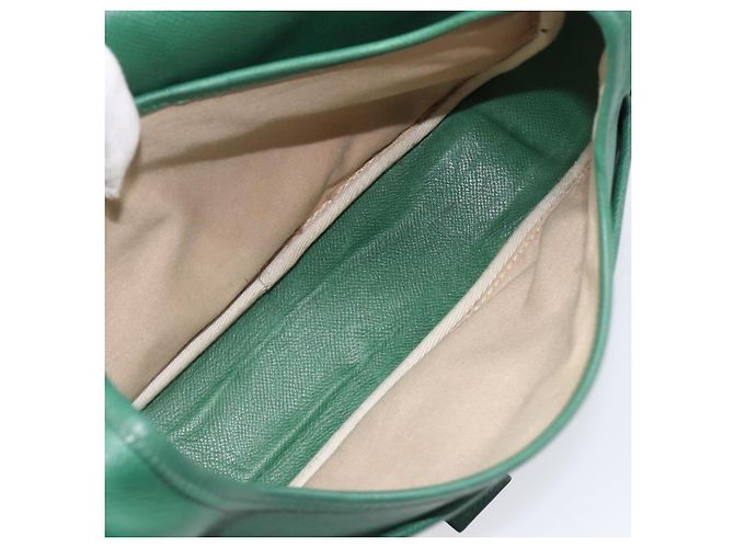 Hermès HERMES Shoulder Bag Leather Green Gold - vista 21