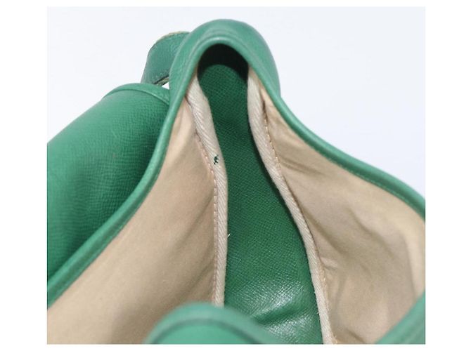 Hermès HERMES Shoulder Bag Leather Green Gold - vista 22