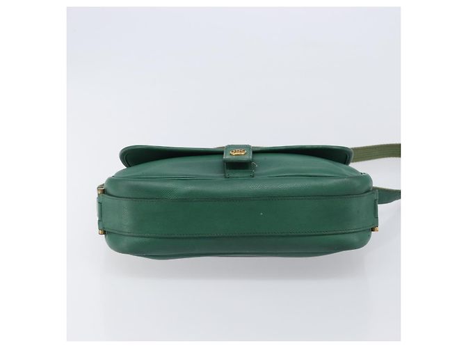 Hermès HERMES Shoulder Bag Leather Green Gold - vista 5