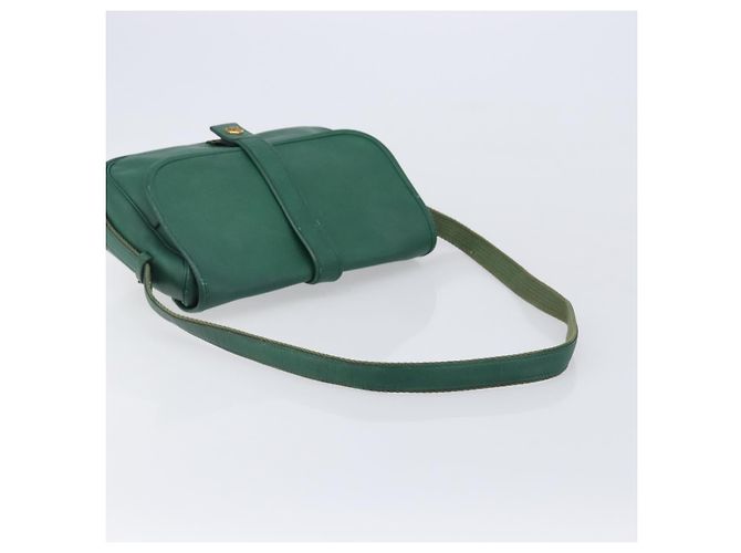Hermès HERMES Shoulder Bag Leather Green Gold - vista 7