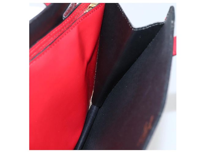 LOUIS VUITTON Epi Bicolor Varenne Hand Bag Black Red M52387 LV - vista 20