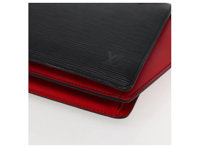LOUIS VUITTON Epi Bicolor Varenne Hand Bag Black Red M52387 LV - vista 8