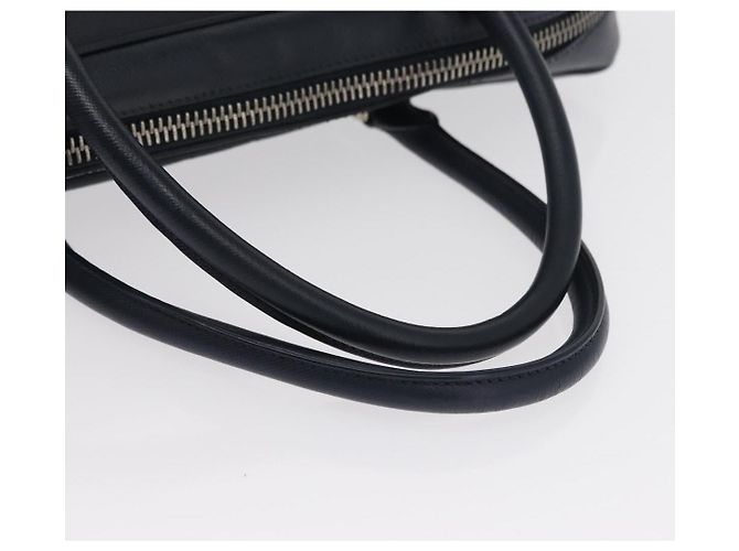 PRADA Hand Bag Safiano leather Navy Silver - vista 7