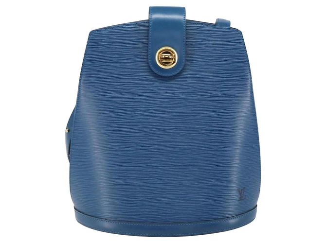 LOUIS VUITTON Epi Cluny Shoulder Bag Blue M52255 LV - vista 13