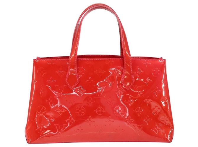 LOUIS VUITTON Monogram Vernis Wilshire Boulevard Bag Rose Pop M93643 - vista 2