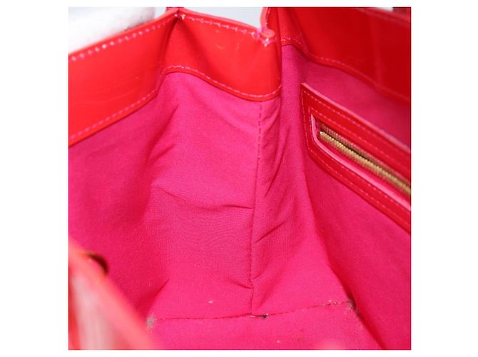 LOUIS VUITTON Monogram Vernis Wilshire Boulevard Bag Rose Pop M93643 - vista 20