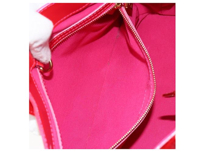 LOUIS VUITTON Monogram Vernis Wilshire Boulevard Bag Rose Pop M93643 - vista 21