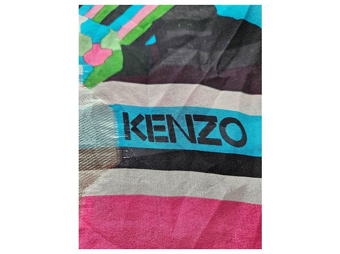 Pañuelo de seda Kenzo estampado floral - vista 5