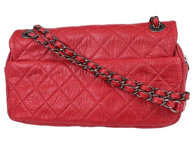 Chanel Easy Flap Quilted Distressed Calfskin Medium - vista 2