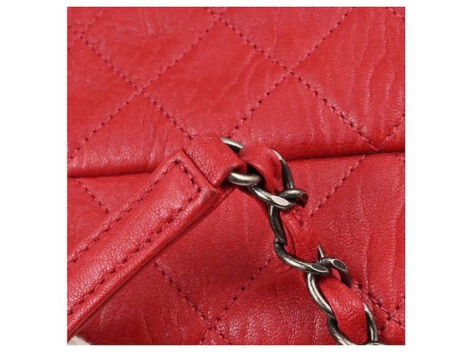 Chanel Easy Flap Quilted Distressed Calfskin Medium - vista 6