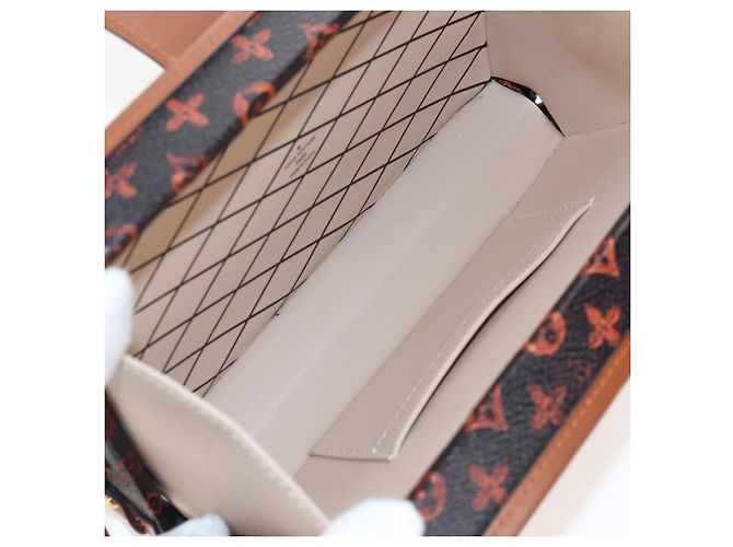 Louis Vuitton Petite Malle Limited Edition Grace Coddington Catogram Canvas - vista 5