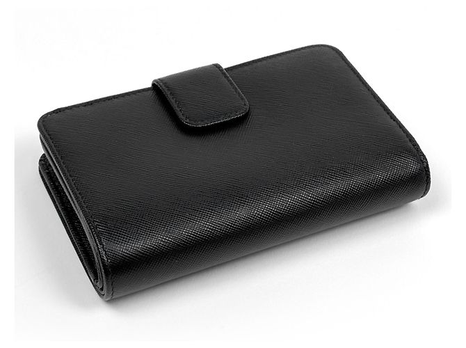 Cartera Prada bi-fold en piel Saffiano - vista 2