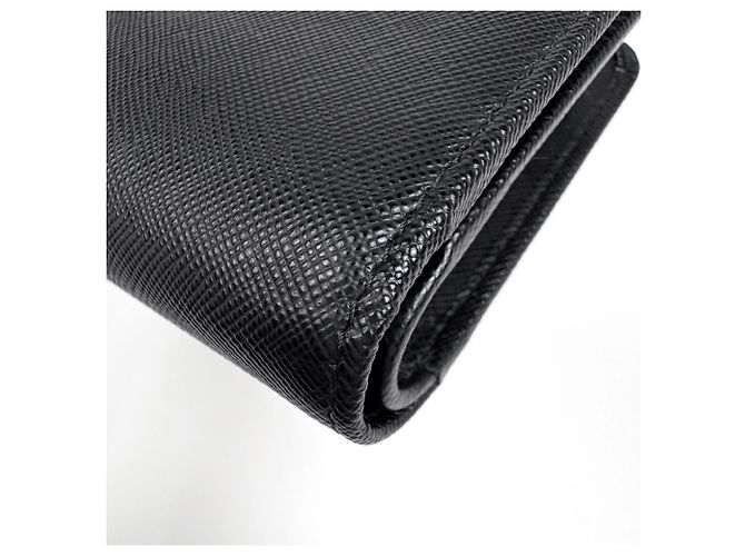Cartera Prada bi-fold en piel Saffiano - vista 3