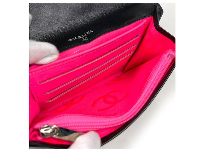 Cartera bi-fold Chanel Matelassé Black - vista 5