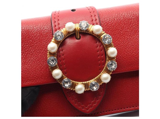 Borsa a tracolla Miu Miu Bejeweled - vista 10