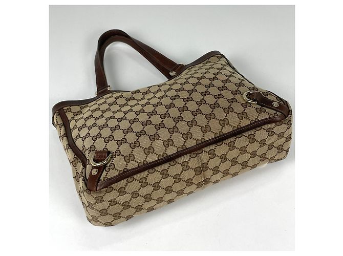 Borsa Tote Gucci Abbey in Beige Brown - vista 2