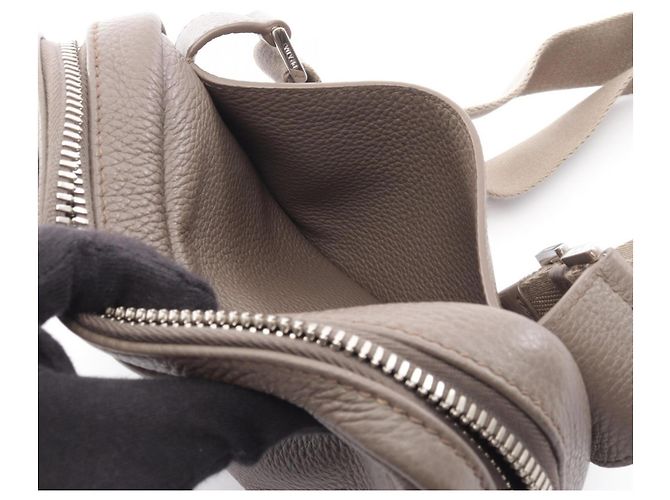Marsupio Prada VIT.DAINO in pelle beige - vista 9