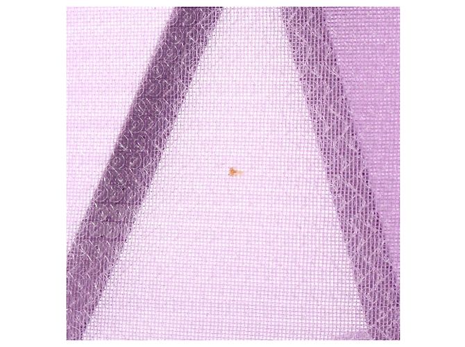 Borsa Tote Prada in pelle e mesh viola - vista 9