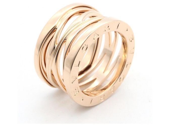 Bulgari Anello Bvlgari B-zero1 Legend in oro rosa 18K - vista 4