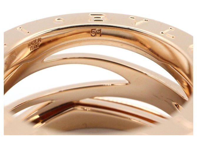 Bulgari Anello Bvlgari B-zero1 Legend in oro rosa 18K - vista 6