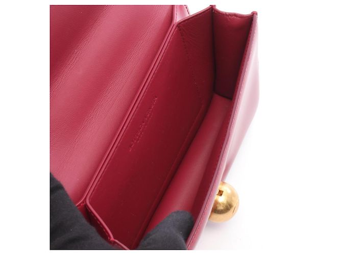 Borsa a tracolla Bottega Veneta in pelle Bordeaux - vista 3