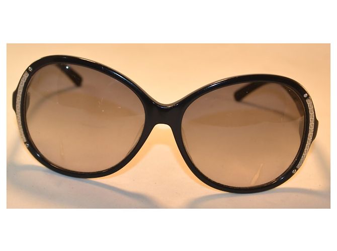 Fendi Occhiali da sole oversize FF5099 in acetato nero - vista 2