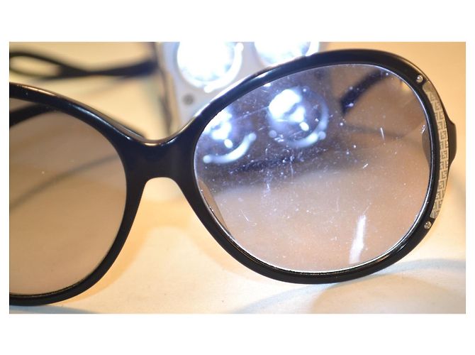 Fendi Occhiali da sole oversize FF5099 in acetato nero - vista 9
