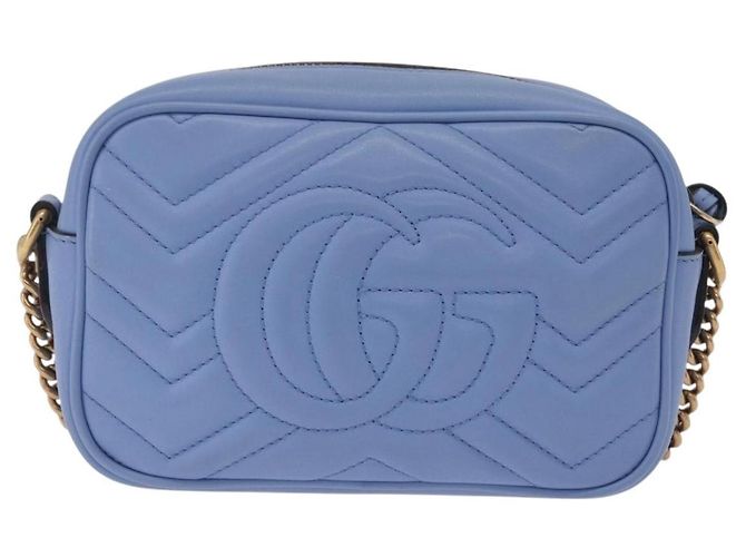Gucci GG Marmont Matelassé Patent Small - vista 2