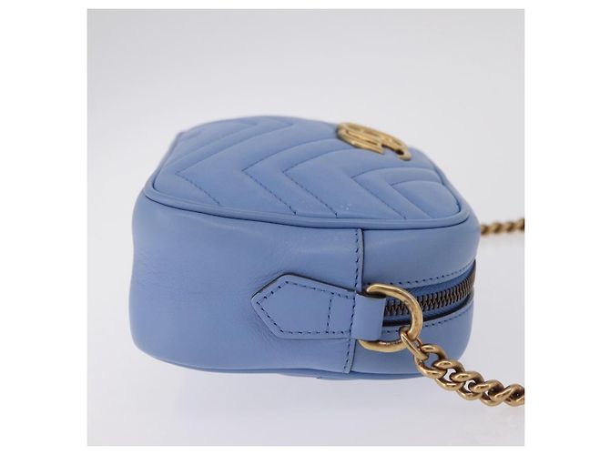 Gucci GG Marmont Matelassé Patent Small - vista 3