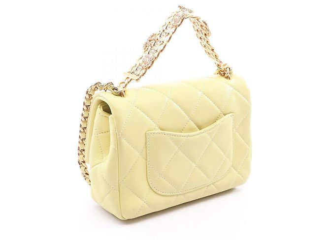 Borsa Chanel Matelassé Yellow - vista 2