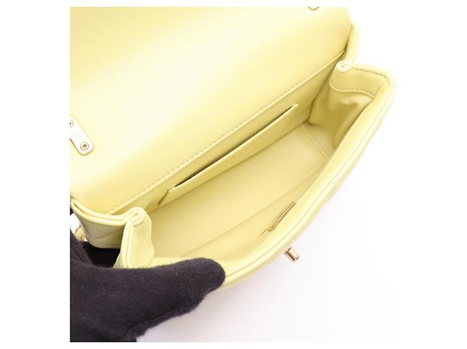 Borsa Chanel Matelassé Yellow - vista 3