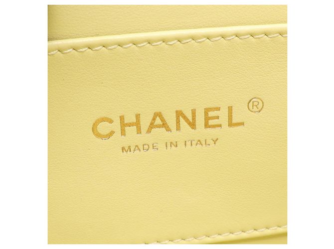 Borsa Chanel Matelassé Yellow - vista 4