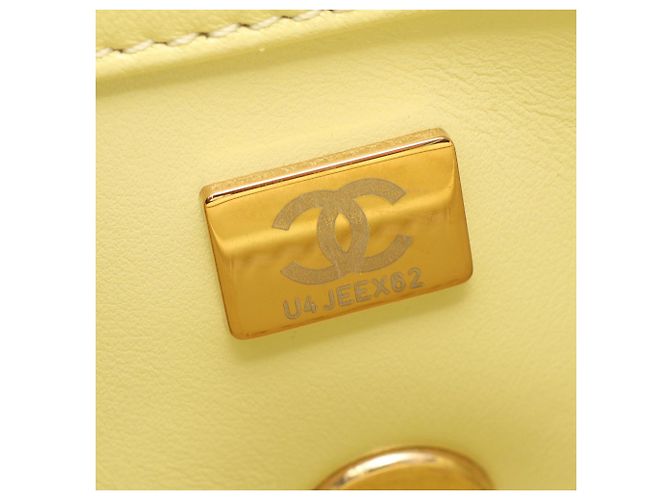 Borsa Chanel Matelassé Yellow - vista 5