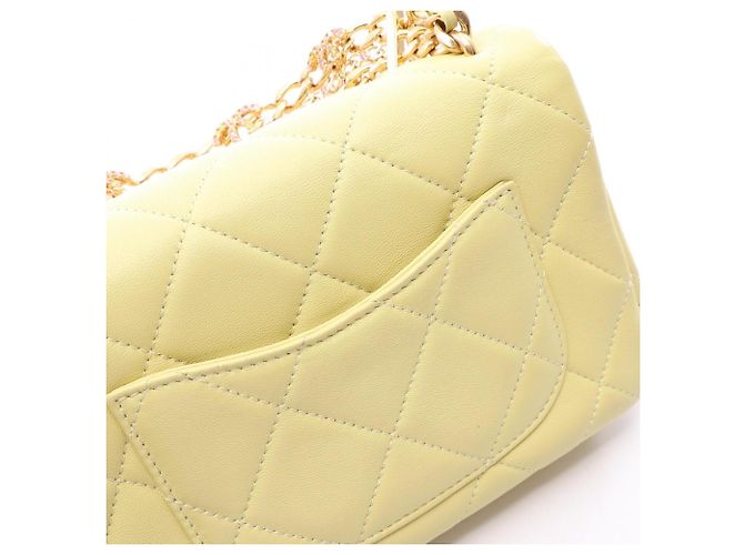 Borsa Chanel Matelassé Yellow - vista 8