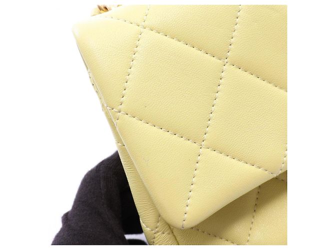 Borsa Chanel Matelassé Yellow - vista 9