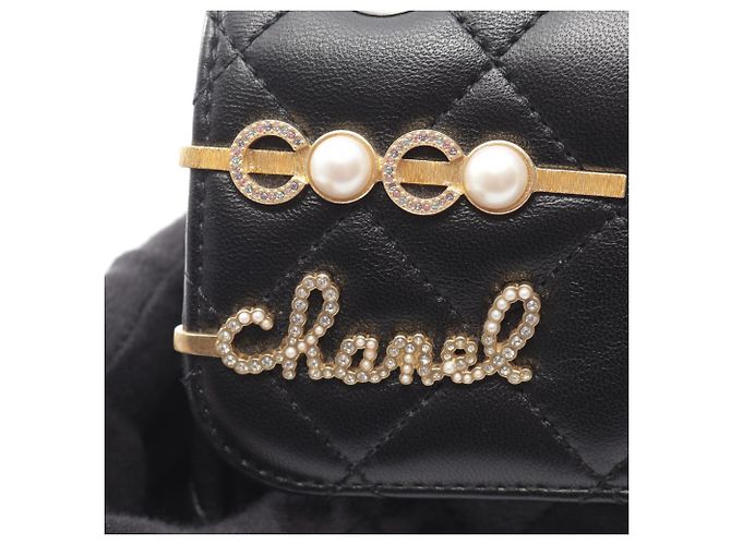 Borsa a tracolla Chanel Matelassé in pelle di agnello - vista 8